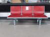 Iconic' Departures Red Three person seat - 2