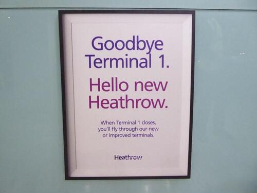 Goodbye Terminal 1' Board mounted picture