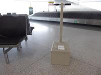 Airport Security shoe checker footstool