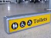 Heathrow Toilets Illuminated sign - 2