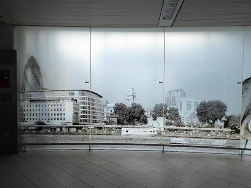 London scene Printed Glass Panels