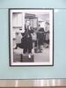 Iconic black & white photo of 'Credit Call' telephone booth in Heathrow - 2