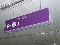 Illuminated TERMINAL 1 & Terminals 1,3,4,5