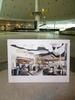 Architect style airline lounge artwork, with side metal trim - 5