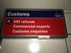 Customs illuminated sign - 6