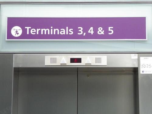 Terminals 3,4,5 sign