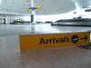 Arrivals sign - 5