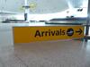 Arrivals sign - 7